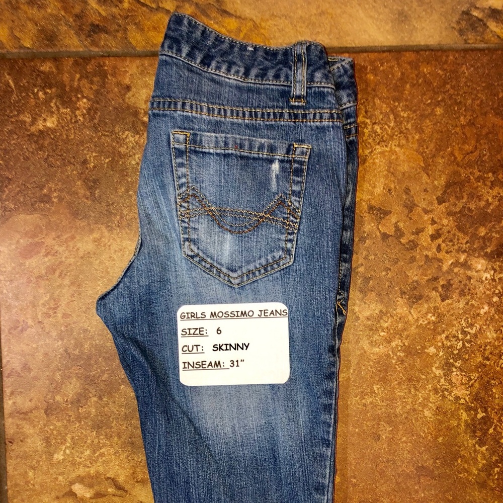 MOSSIMO SKINNY JEANS GIRLS - SIZE 1 LONG